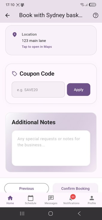 Confirm Booking